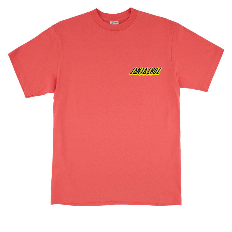 Santa Cruz Roskopp Cruz Control T-Shirt - Coral