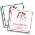 Santa Scalloped Gift Card