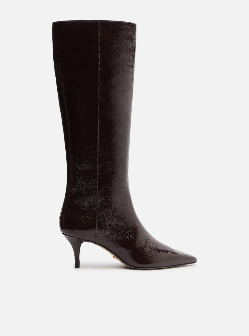 Sasha Low Stiletto Leather Boot Boots F/25