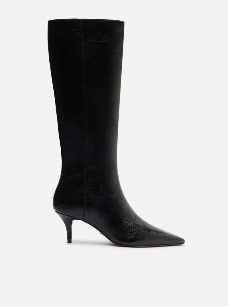 Sasha Low Stiletto Leather Boot Boots F/25