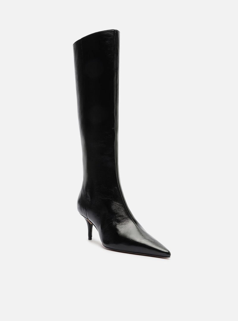 Sasha Low Stiletto Leather Boot Boots F/25