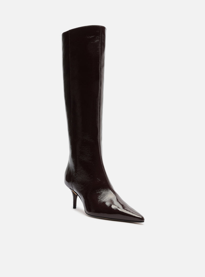 Sasha Low Stiletto Leather Boot Boots F/25