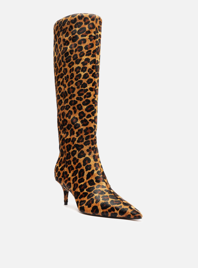 Sasha Low Stiletto Leather Boot Boots F/25