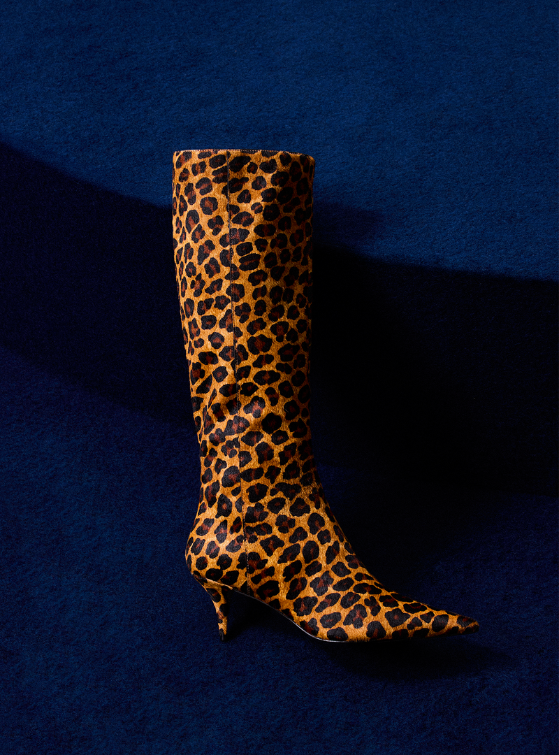 Sasha Low Stiletto Leather Boot Boots F/25