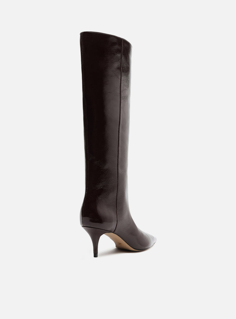 Sasha Low Stiletto Leather Boot Boots F/25