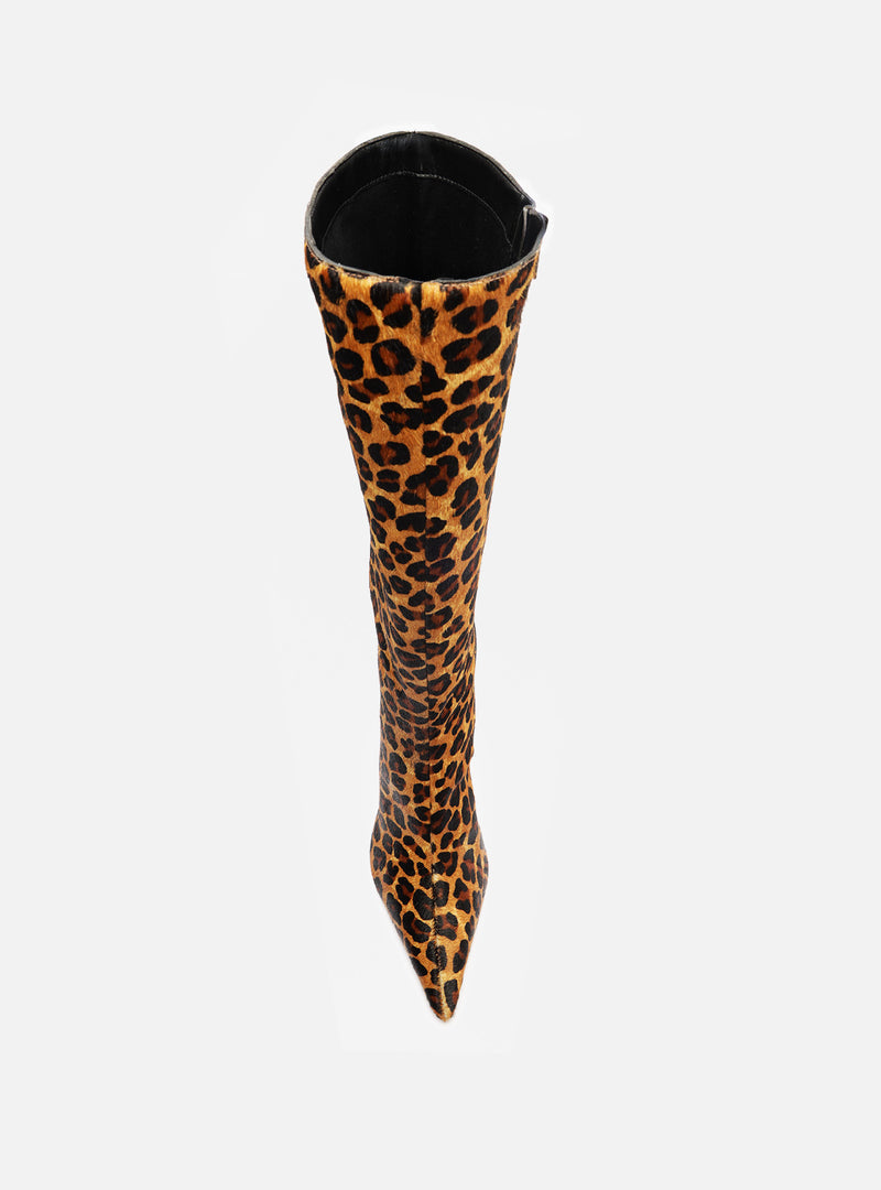 Sasha Low Stiletto Leather Boot Boots F/25