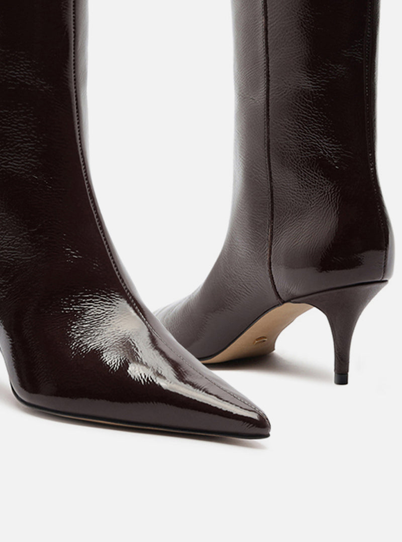 Sasha Low Stiletto Leather Boot Boots F/25