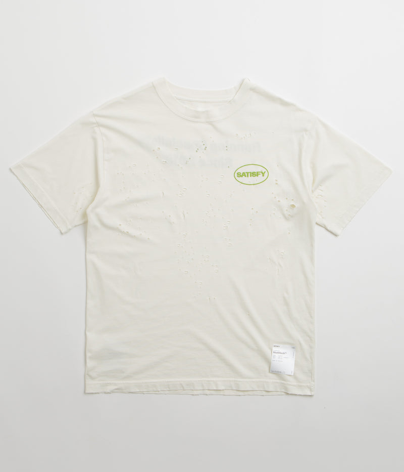 Satisfy MothTech T-Shirt in Off White