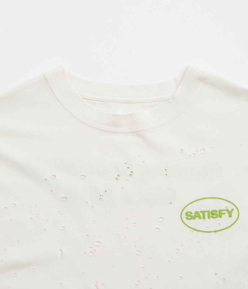 Satisfy MothTech T-Shirt in Off White