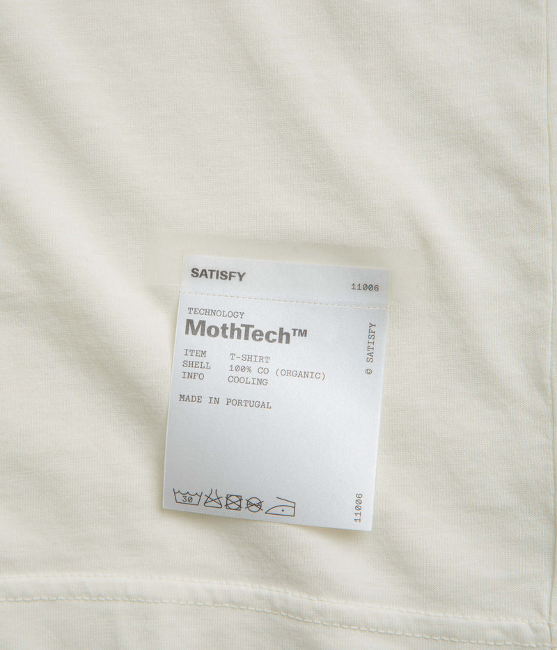 Satisfy MothTech T-Shirt in Off White