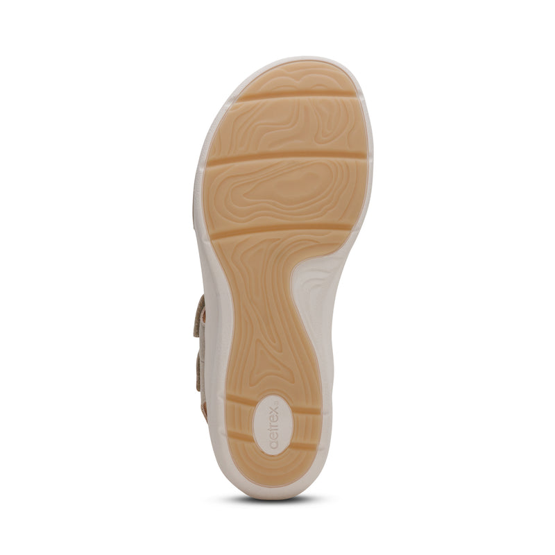 Savannah Adjustable Quarter Strap Sandal #color_champagne