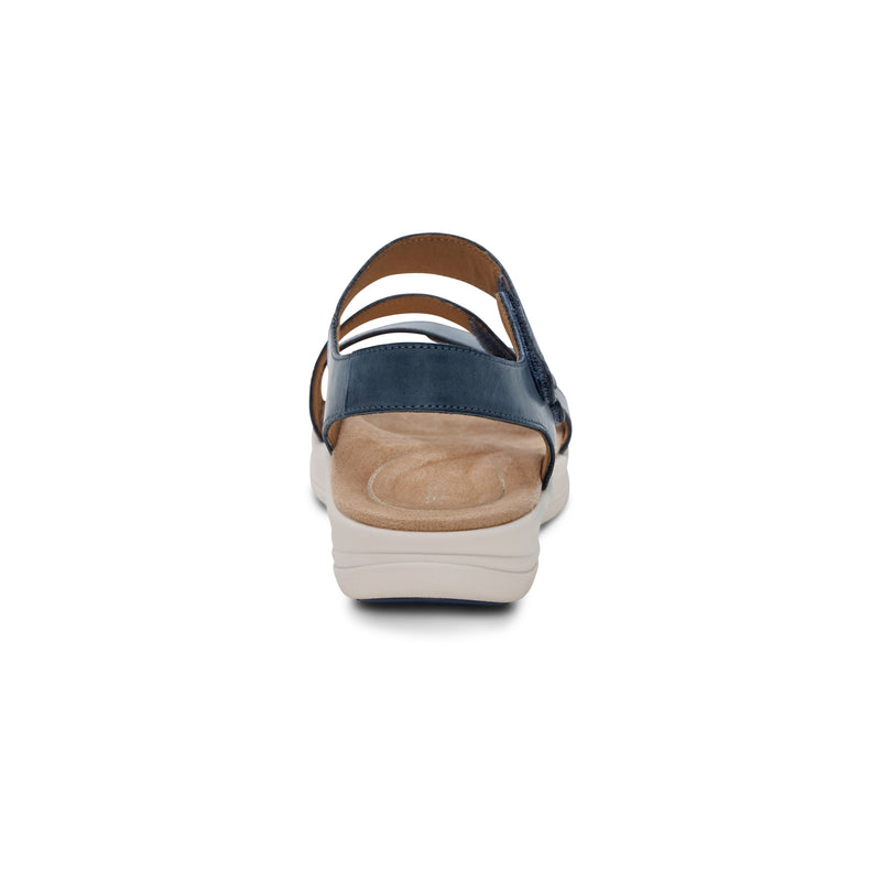 Savannah Adjustable Quarter Strap Sandal #color_hazy blue