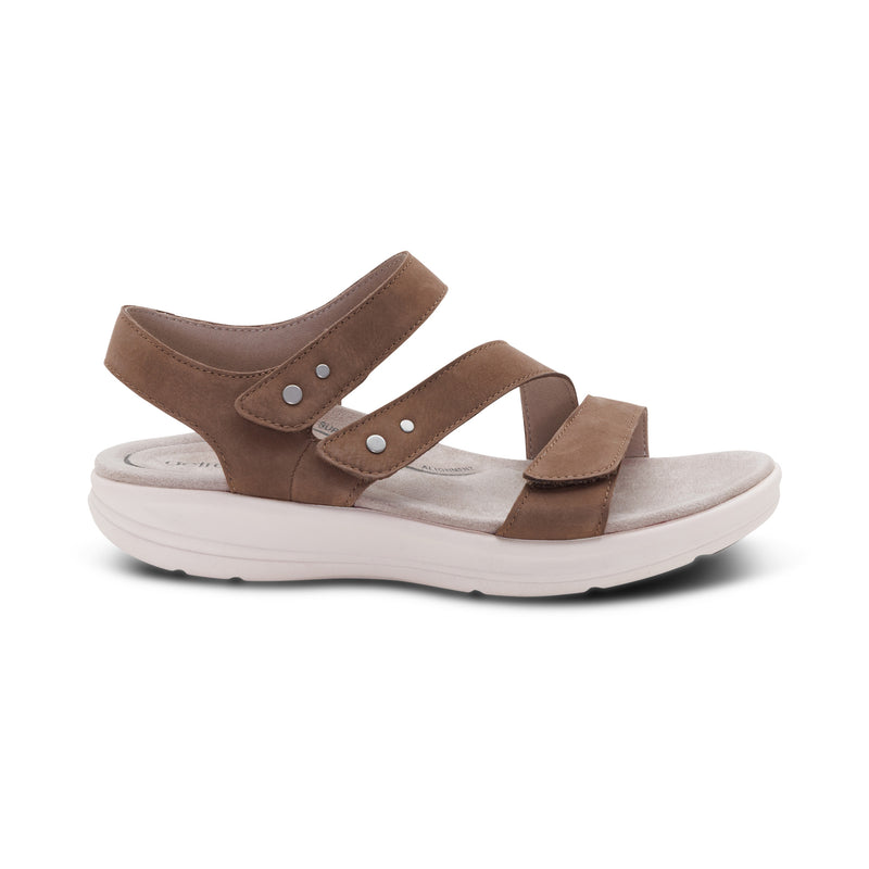 Savannah Adjustable Quarter Strap Sandal #color_taupe