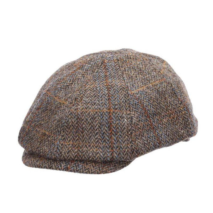 Saville Harris Tweed Wool Ivy Cap - Stetson Hat Flat Cap Stetson Hats STW364 Grey Medium