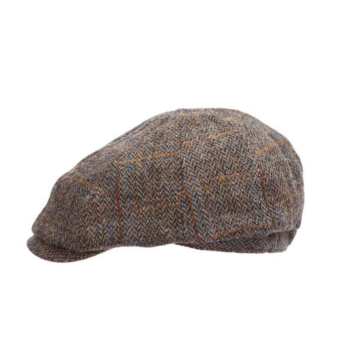 Saville Harris Tweed Wool Ivy Cap - Stetson Hat Flat Cap Stetson Hats