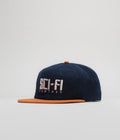 Sci-Fi Fantasy Display Cap in Navy and Orange
