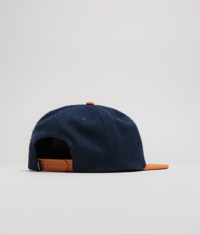 Sci-Fi Fantasy Display Cap in Navy and Orange