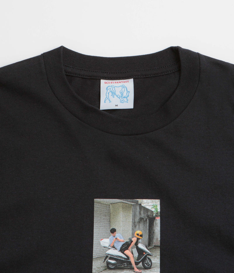 Sci-Fi Fantasy Image Search T-Shirt in Black