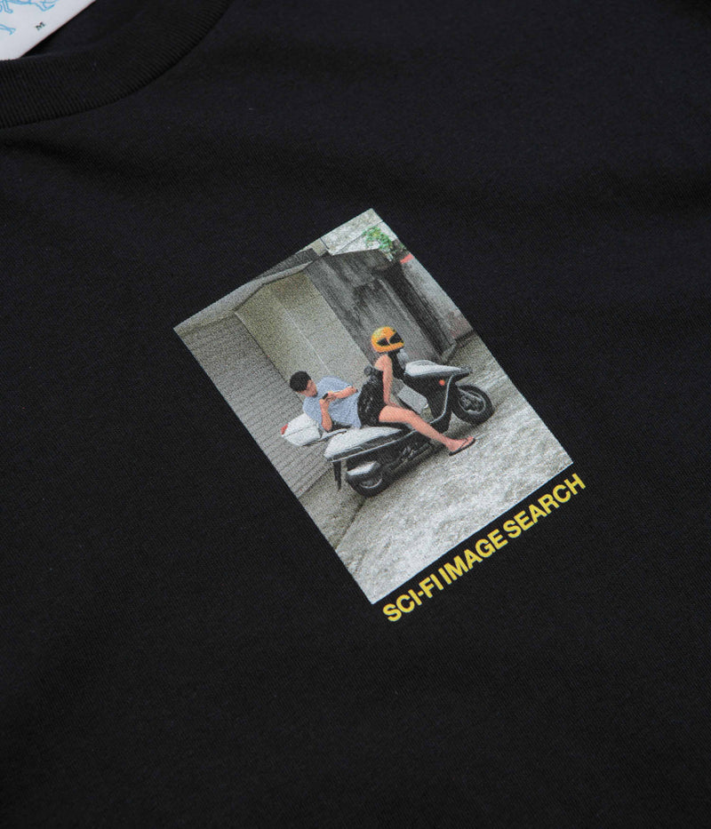 Sci-Fi Fantasy Image Search T-Shirt in Black