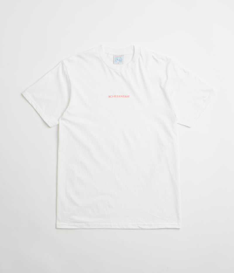 Sci-Fi Fantasy Tiny Classic Logo T-Shirt in White