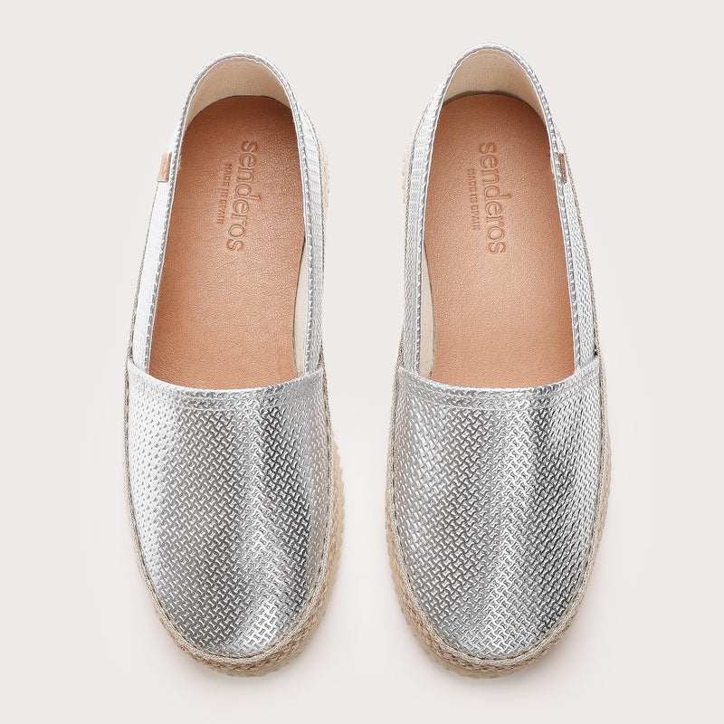 Senderos Anabelle - Silver Metallic