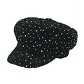 Sequin Speckled Newsboy Cap - Boardwalk Style Cap Boardwalk Style Hats DA5765BK Black OS