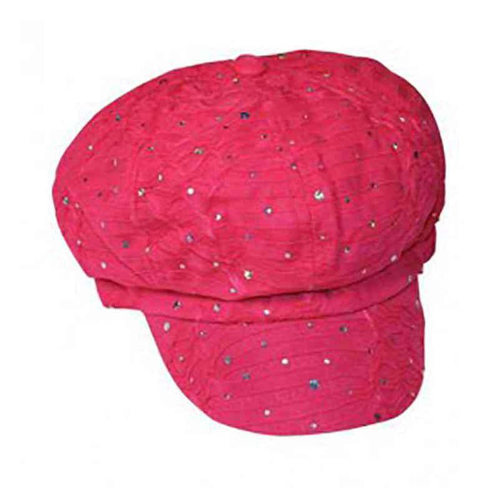 Sequin Speckled Newsboy Cap - Boardwalk Style Cap Boardwalk Style Hats