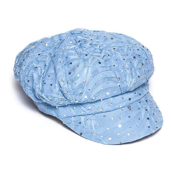 Sequin Speckled Newsboy Cap - Boardwalk Style Cap Boardwalk Style Hats