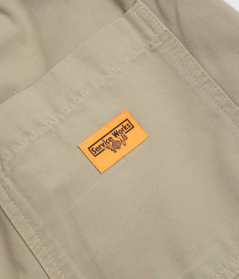Service Works Classic Chef Shorts in Khaki