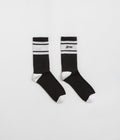 Service Works Logo Ringer Socks in Black