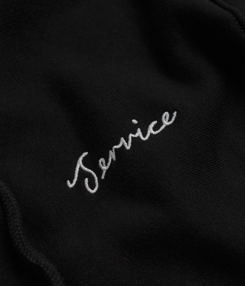 Service Works Script Logo Hoodie in Black