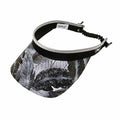Shaded Leaf Golf Sun Visor with Coil Lace by GloveIt Visor Cap GloveIt V268 Black/Grey