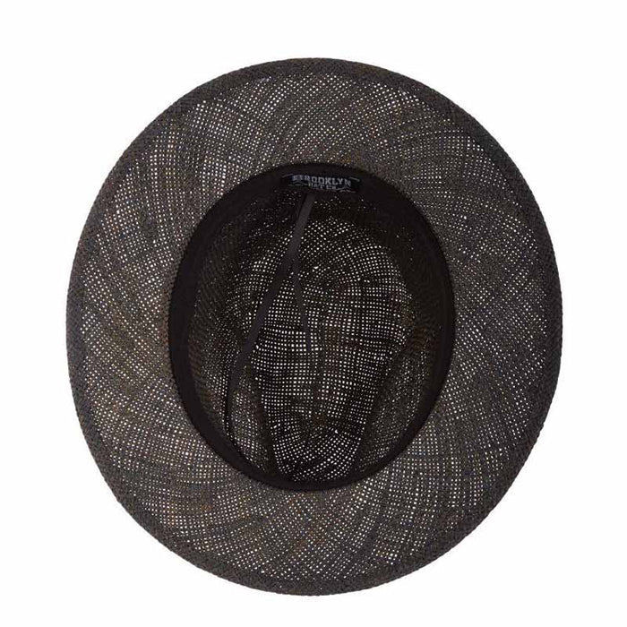 Signoria Bao Straw Fedora Hat - Brooklyn Hat Co Fedora Hat Brooklyn Hat