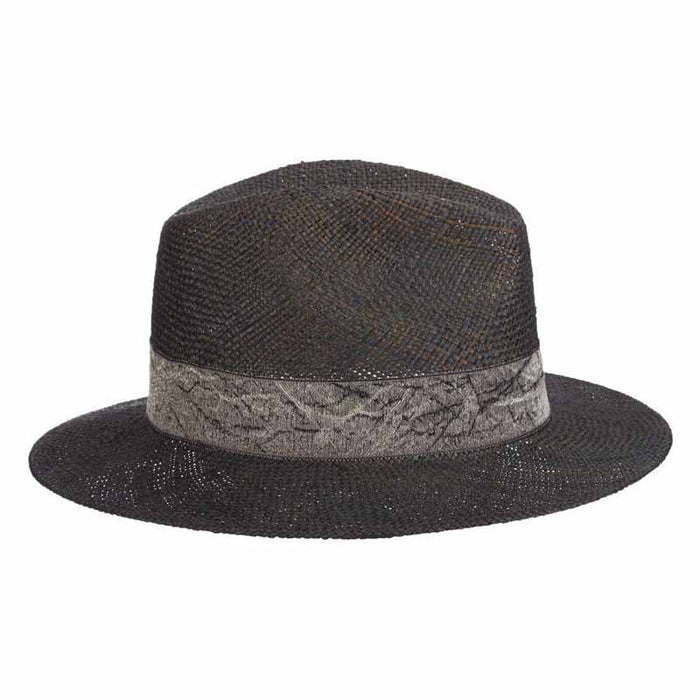 Signoria Bao Straw Fedora Hat - Brooklyn Hat Co Fedora Hat Brooklyn Hat