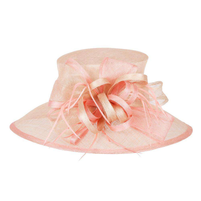 Sinamay Derby Hat with Contrast Trim Dress Hat Something Special LA