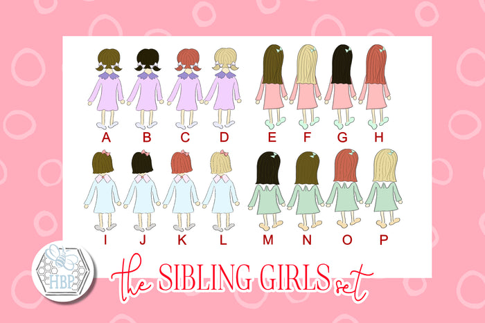 Sisters Sibling Calling Card