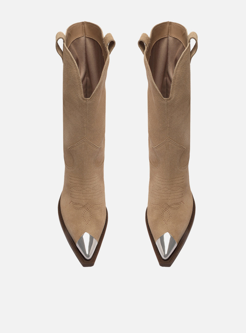 Skylar Leather Block Boot Booties FALL 23