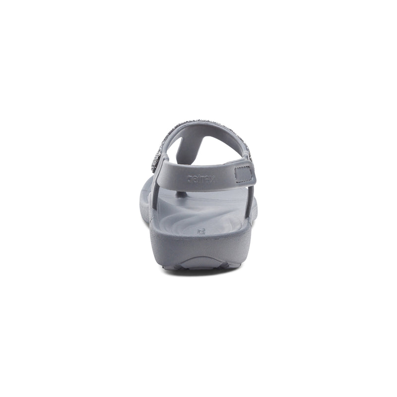 Skyler Thong Sandal #color_pewter embellished