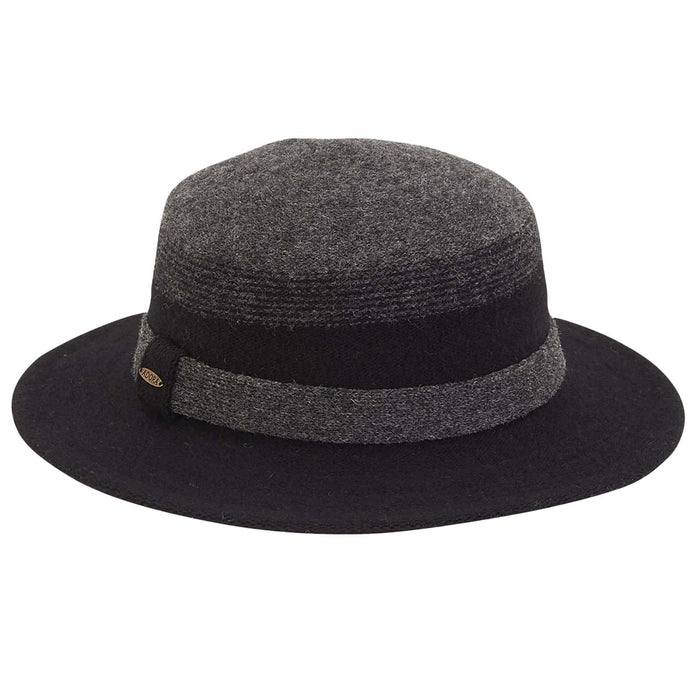 Small Brim Knit Soft Wool Bolero Hat for Women - Adora® Bolero Hat Adora Hats AD1323A Black M/L (58.5 cm)