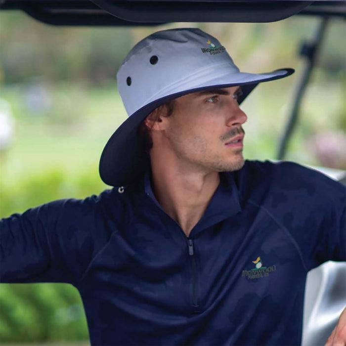 Small Heads Supplex Dimensional Brim Hat - DPC Outdoor Headwear Bucket Hat Dorfman Hat Co.
