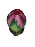 Small Rosebud on Stem Porcelain Limoges Box