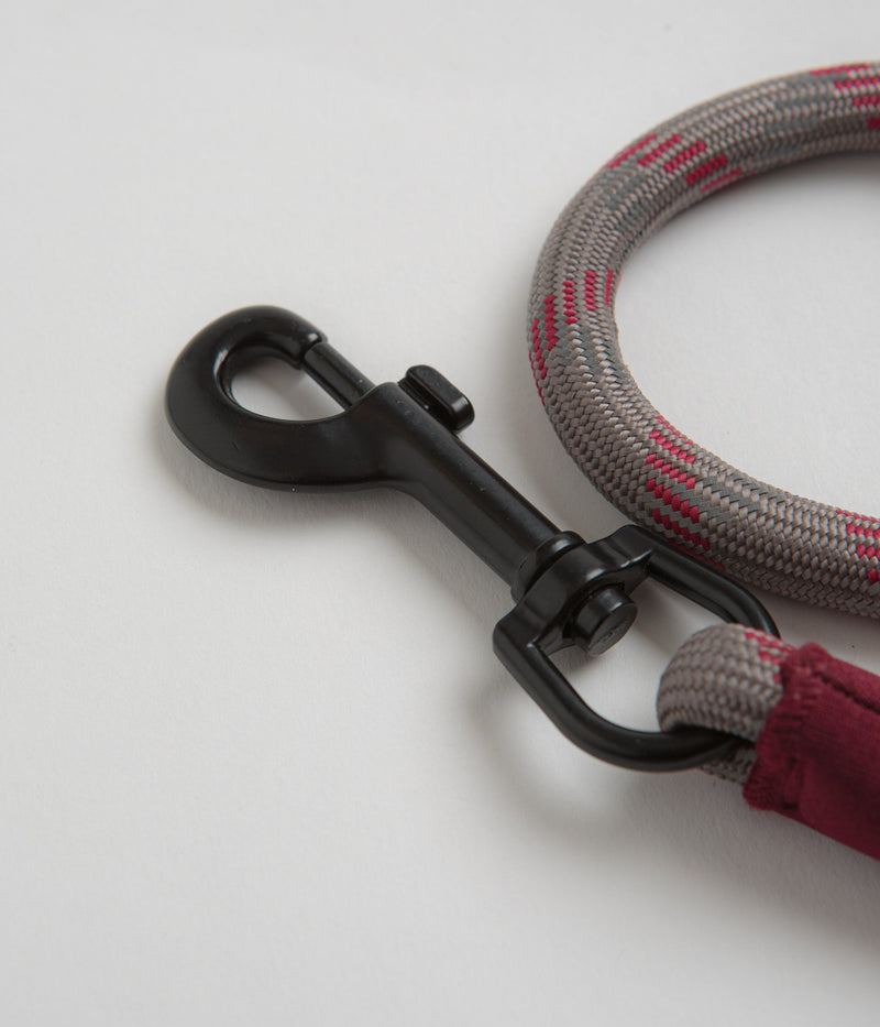 Snow Peak Rope Medium Dog Lead in Grey and Red