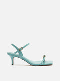 Sofia Mid Stiletto Leather Sandal Sandals U/26