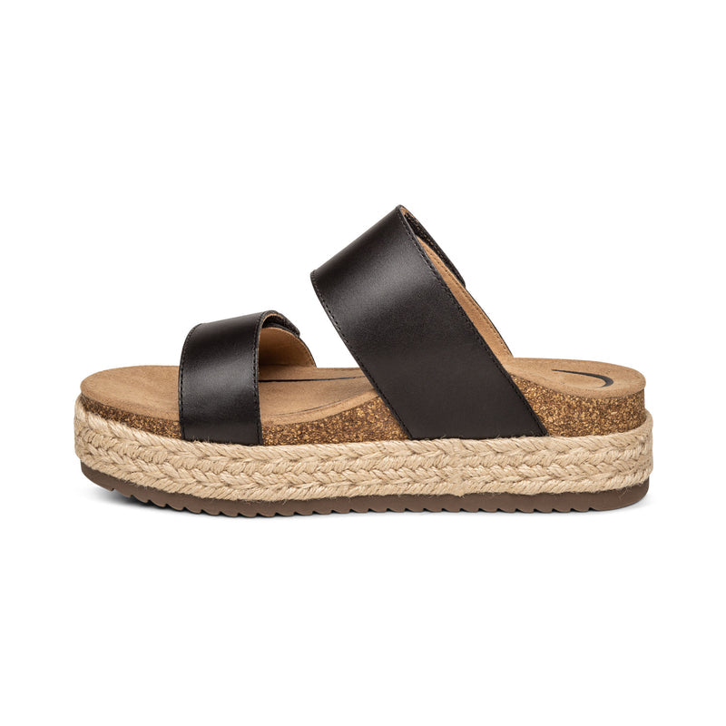 Sofie Platform Sandal #color_black