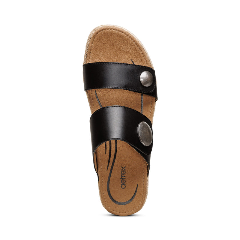 Sofie Platform Sandal #color_black