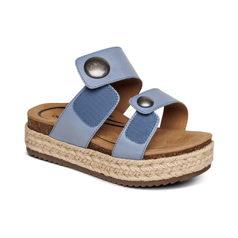 Sofie Platform Sandal #color_blue