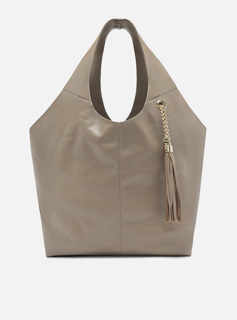 Sonya Large Leather Hobo Handbags R/26