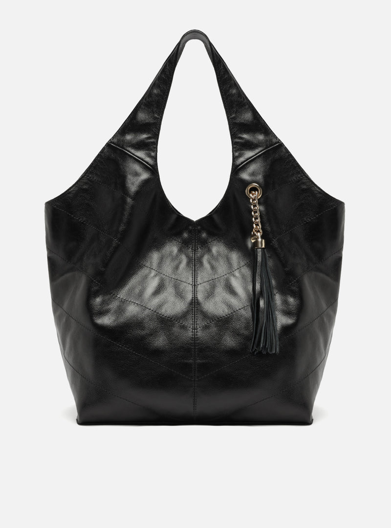 Sonya Large Leather Hobo Handbags R/26