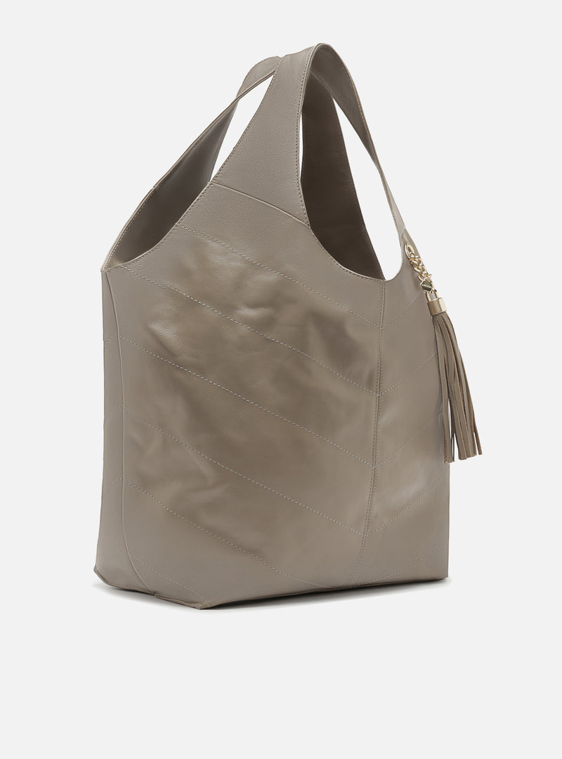 Sonya Large Leather Hobo Handbags R/26