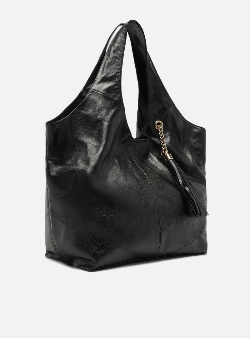 Sonya Large Leather Hobo Handbags R/26